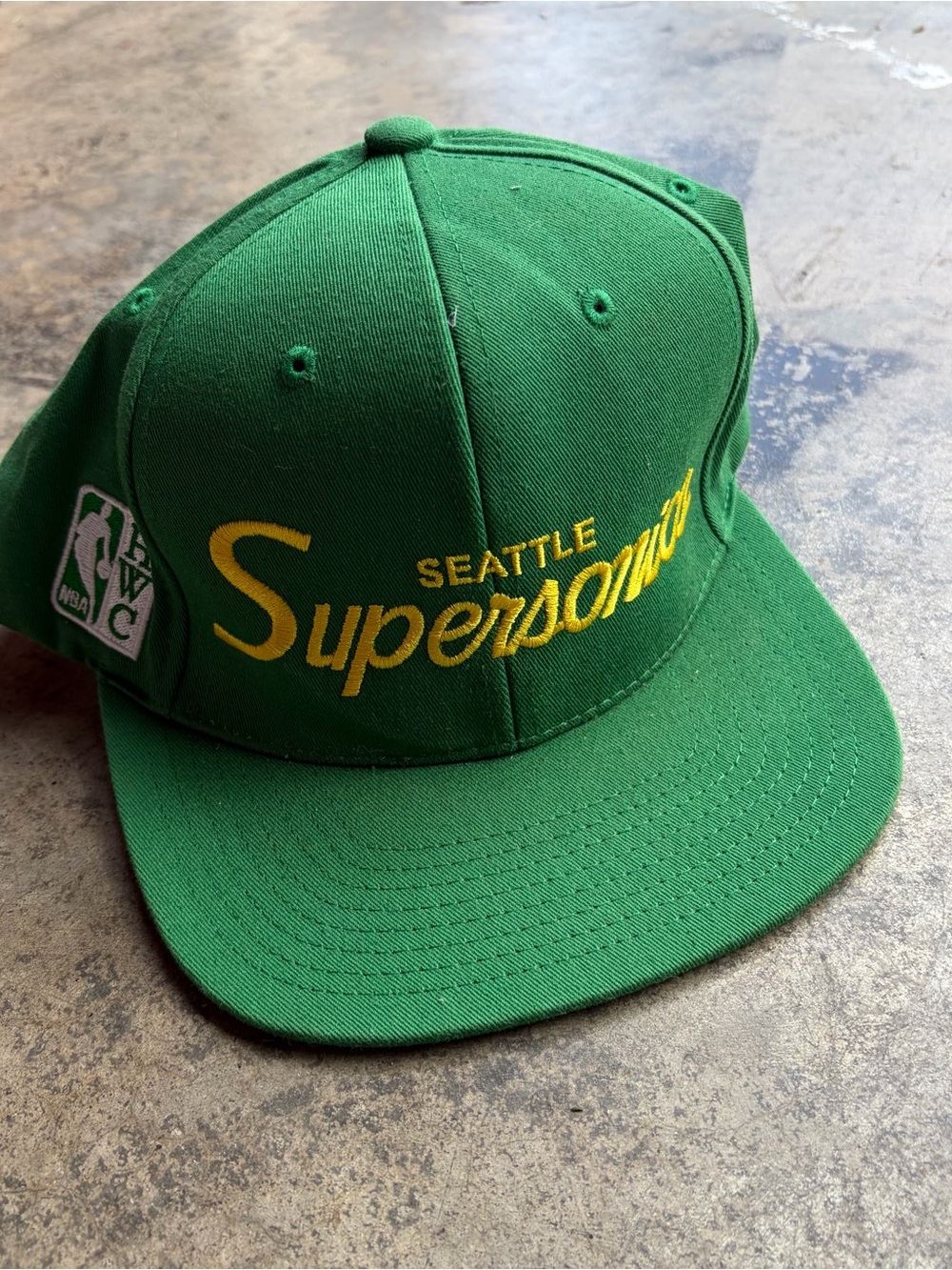 Seattle SuperSonics Hardwood Classics NBA 90's Draft Day Snapback Hat